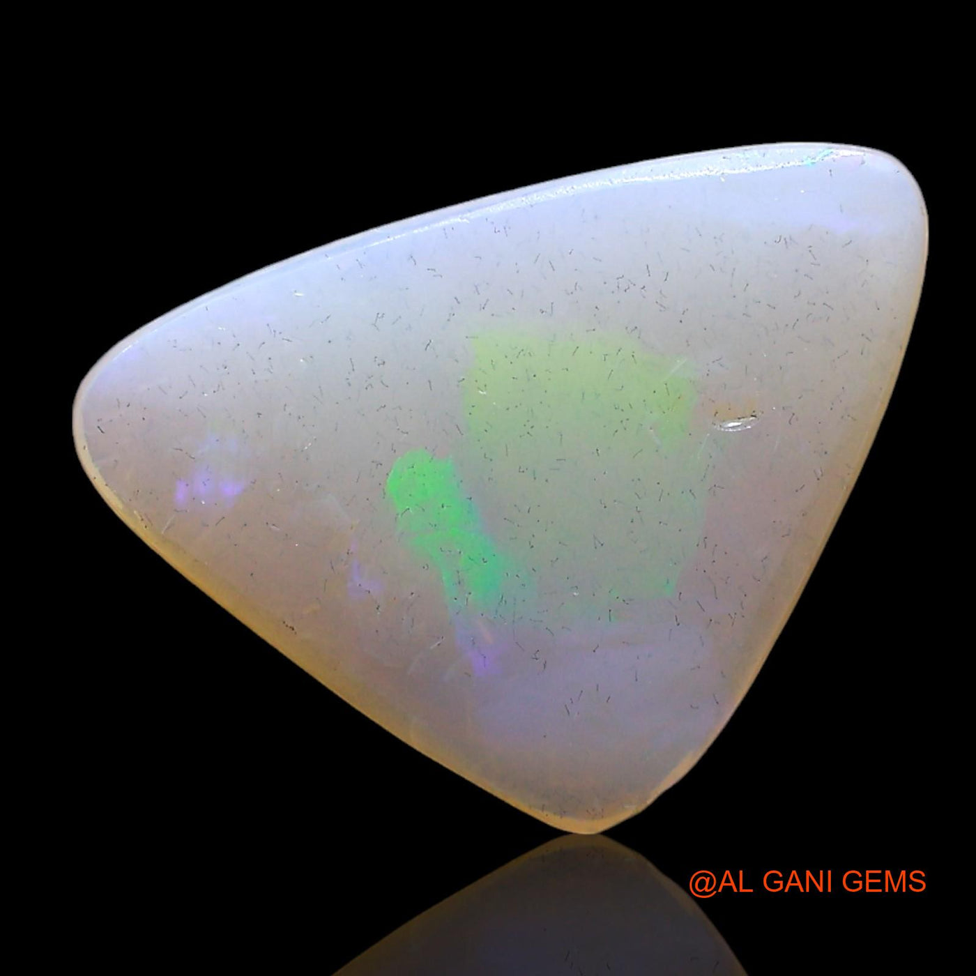 2.00 Cts Natural Australian Fire Opal Trillion Cabochon Loose Gemstone For Jewelry 15x11x2 mm AE-437