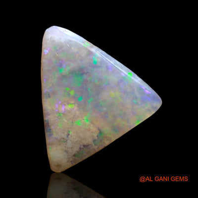 Natural Untreated Fire Opal Loose Gemstone Trillion Cabochon From Australia 2.00 Cts 13x12x3 mm AE-438