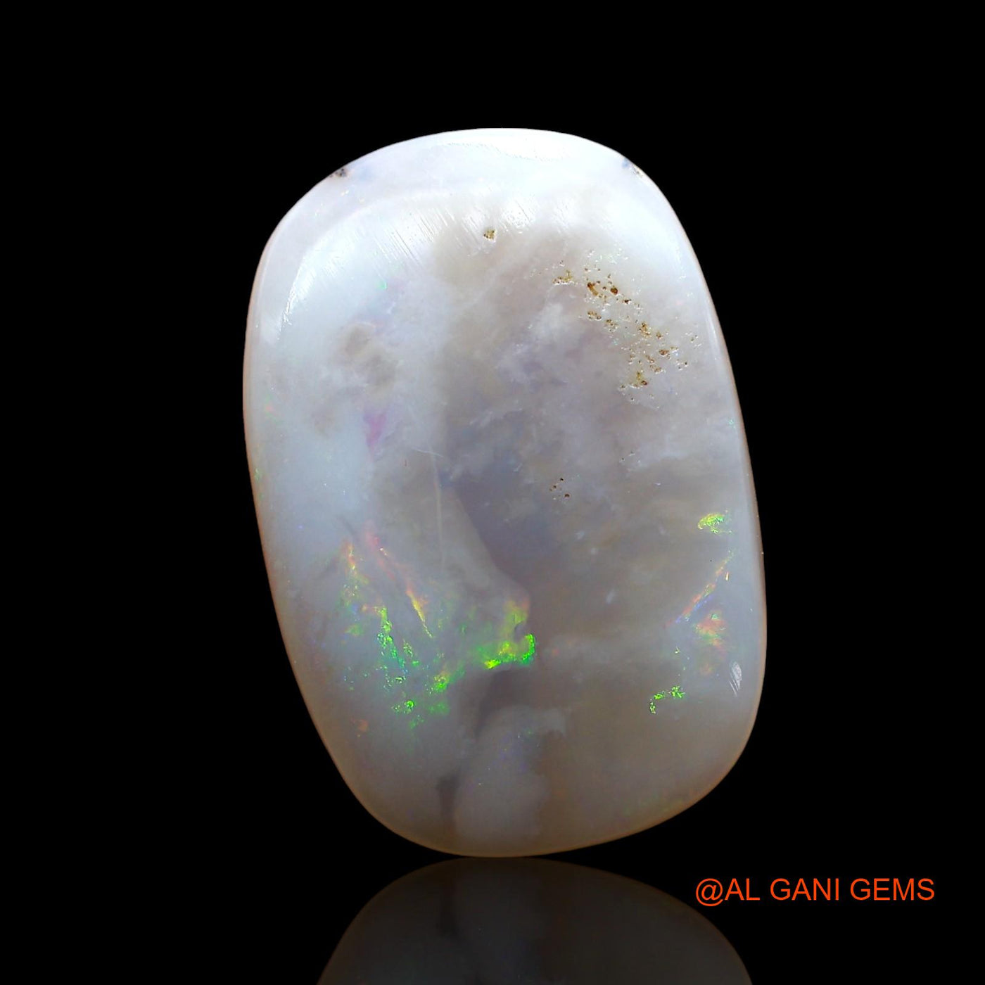 6.00 Cts Natural Australian Fire Opal Loose Gemstone Oval Cabochon 18x12x3 mm AE-43