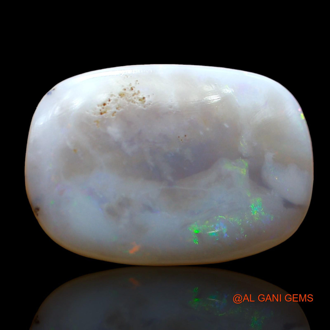 6.00 Cts Natural Australian Fire Opal Loose Gemstone Oval Cabochon 18x12x3 mm AE-43
