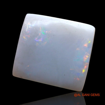 4.00 Cts Natural Australian Fire Opal Square Cabochon Loose Gemstone For Jewelry 12x11x3 mm AE-440