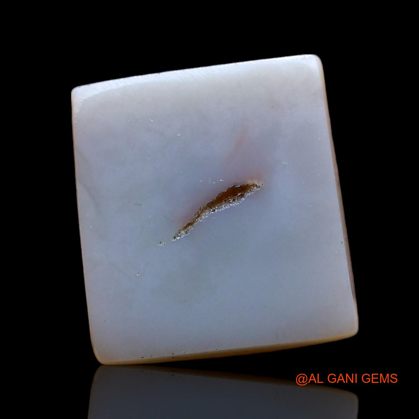 4.00 Cts Natural Australian Fire Opal Square Cabochon Loose Gemstone For Jewelry 12x11x3 mm AE-440