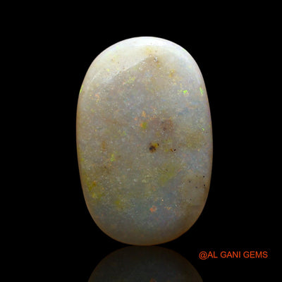4.00 Cts Unheated Australian Fire Opal Loose Gemstone Oval Cabochon Natural 15x10x3 mm AE-441
