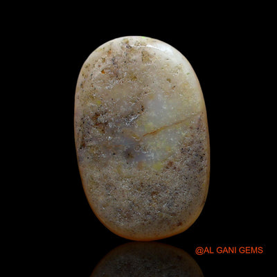 4.00 Cts Unheated Australian Fire Opal Loose Gemstone Oval Cabochon Natural 15x10x3 mm AE-441