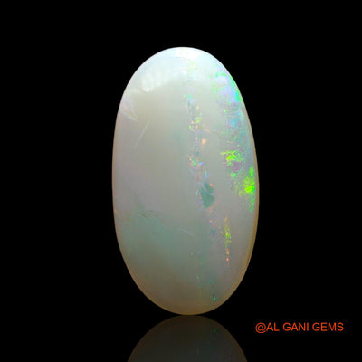 Natural Fire Opal Gemstone 2.00 Cts Loose Oval Cabochon From Australia 16x9x3 mm AE-442