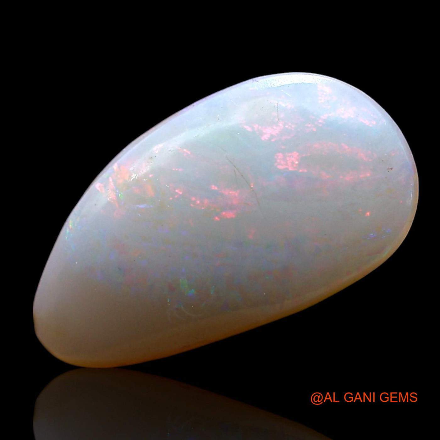 3.00 Cts Natural Australian Fire Opal Fancy Cabochon Loose Gemstone For Jewelry 16x9x3 mm AE-444
