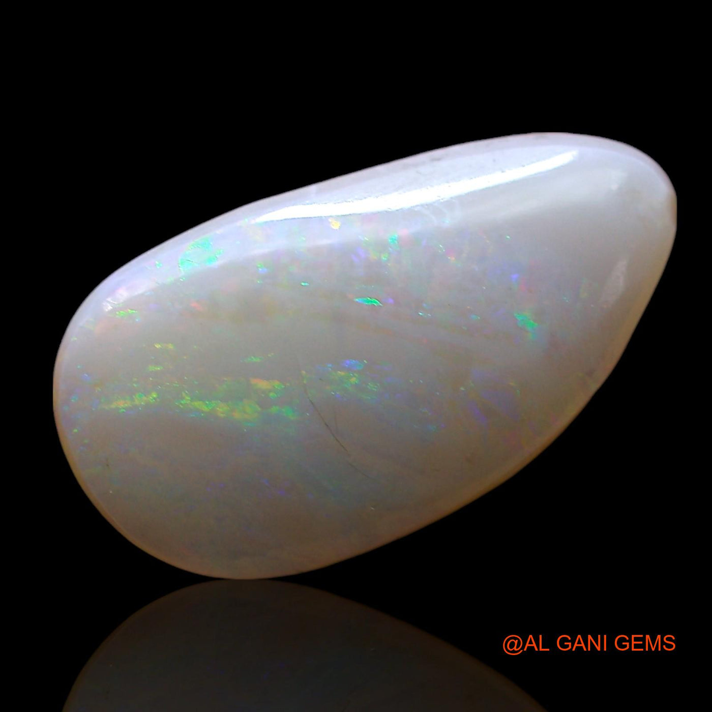 3.00 Cts Natural Australian Fire Opal Fancy Cabochon Loose Gemstone For Jewelry 16x9x3 mm AE-444