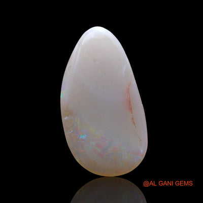 3.00 Cts Natural Australian Fire Opal Fancy Cabochon Loose Gemstone For Jewelry 16x9x3 mm AE-444