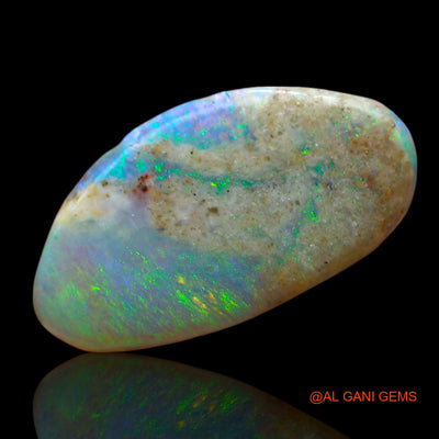 4.00 Cts Natural Australian Fire Opal Loose Gemstone Fancy Cabochon 16x9x3 mm AE-446