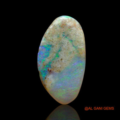 4.00 Cts Natural Australian Fire Opal Loose Gemstone Fancy Cabochon 16x9x3 mm AE-446