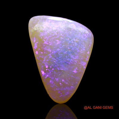 3.00 Cts Natural Australian Fire Opal Loose Gemstone Trillion Cabochon 14x10x3 mm AE-447