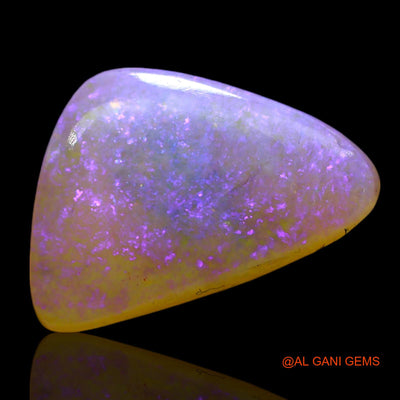 3.00 Cts Natural Australian Fire Opal Loose Gemstone Trillion Cabochon 14x10x3 mm AE-447