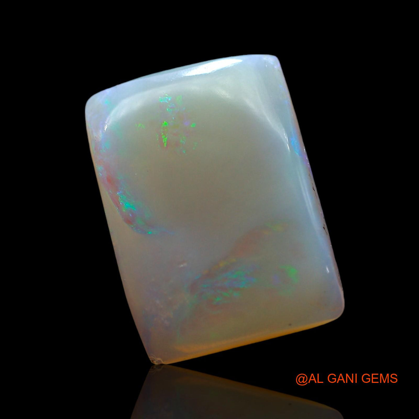 3.00 Cts Natural Australian Fire Opal Loose Gemstone Square Cabochon 13x9x3 mm AE-449