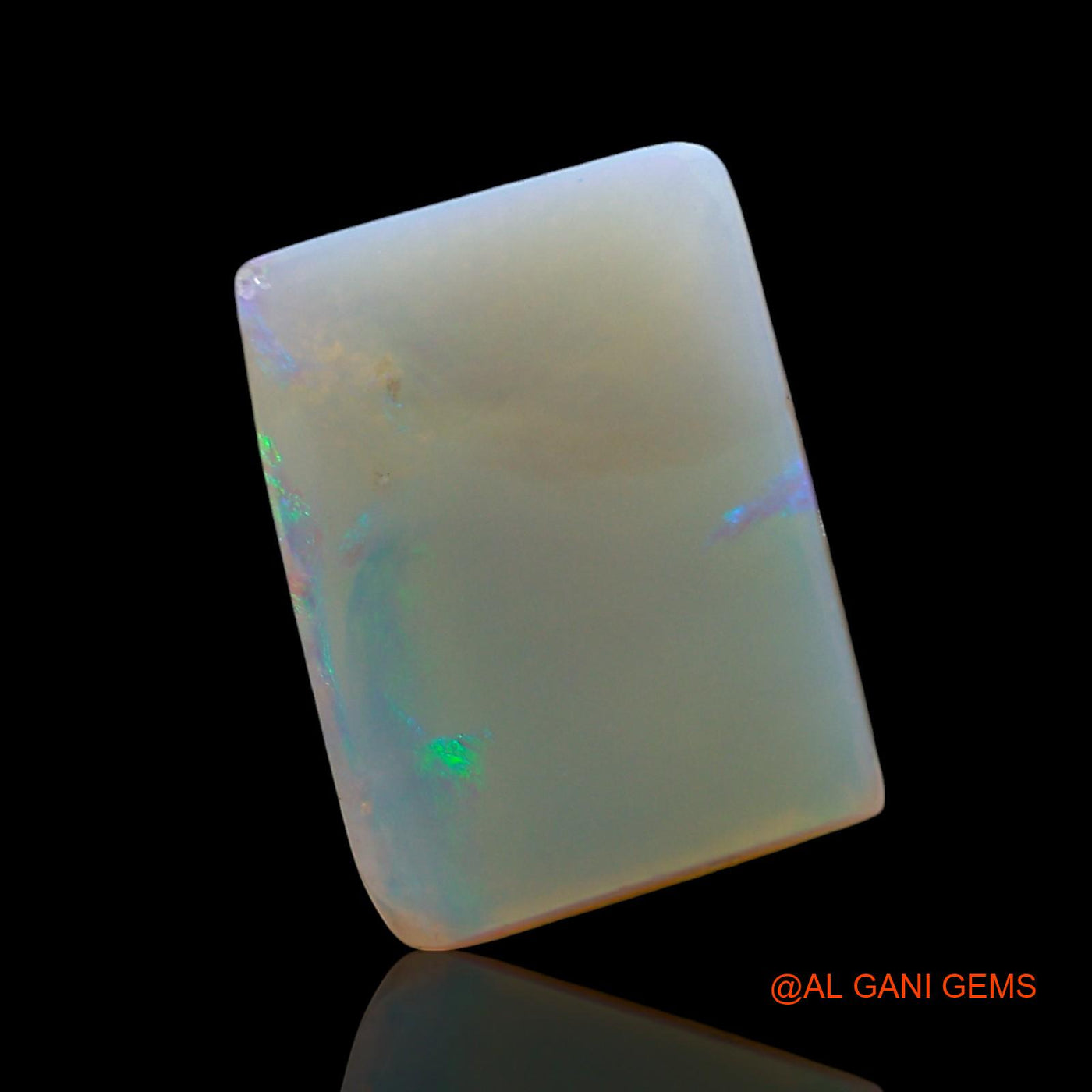 3.00 Cts Natural Australian Fire Opal Loose Gemstone Square Cabochon 13x9x3 mm AE-449