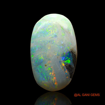 10.00 Cts Natural Australian Fire Opal Loose Gemstone Oval Cabochon 20x11x6 mm AE-44