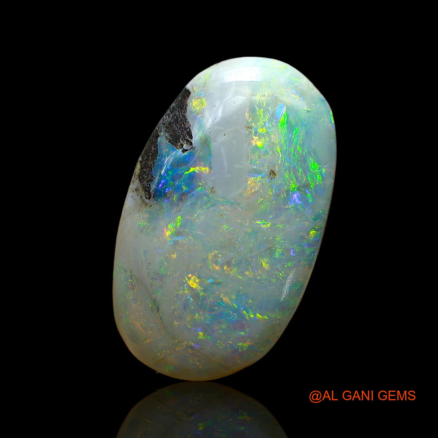 10.00 Cts Natural Australian Fire Opal Loose Gemstone Oval Cabochon 20x11x6 mm AE-44