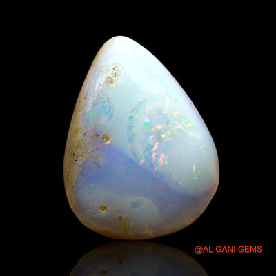 5.00 Cts Natural Australian Fire Opal Loose Gemstone Pear Cabochon 14x10x5 mm AE-450