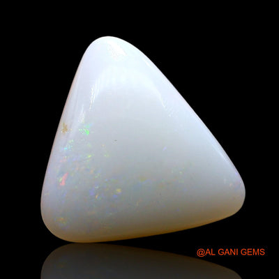 3.00 Cts Natural Australian Fire Opal Loose Gemstone Trillion Cabochon 12x12x4 mm AE-452