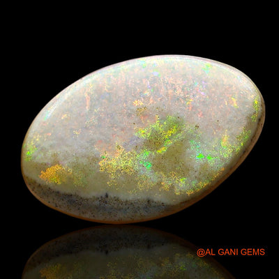 3.00 Cts Natural Australian Fire Opal Oval Cabochon Loose Gemstone For Jewelry 15x9x3 mm AE-453