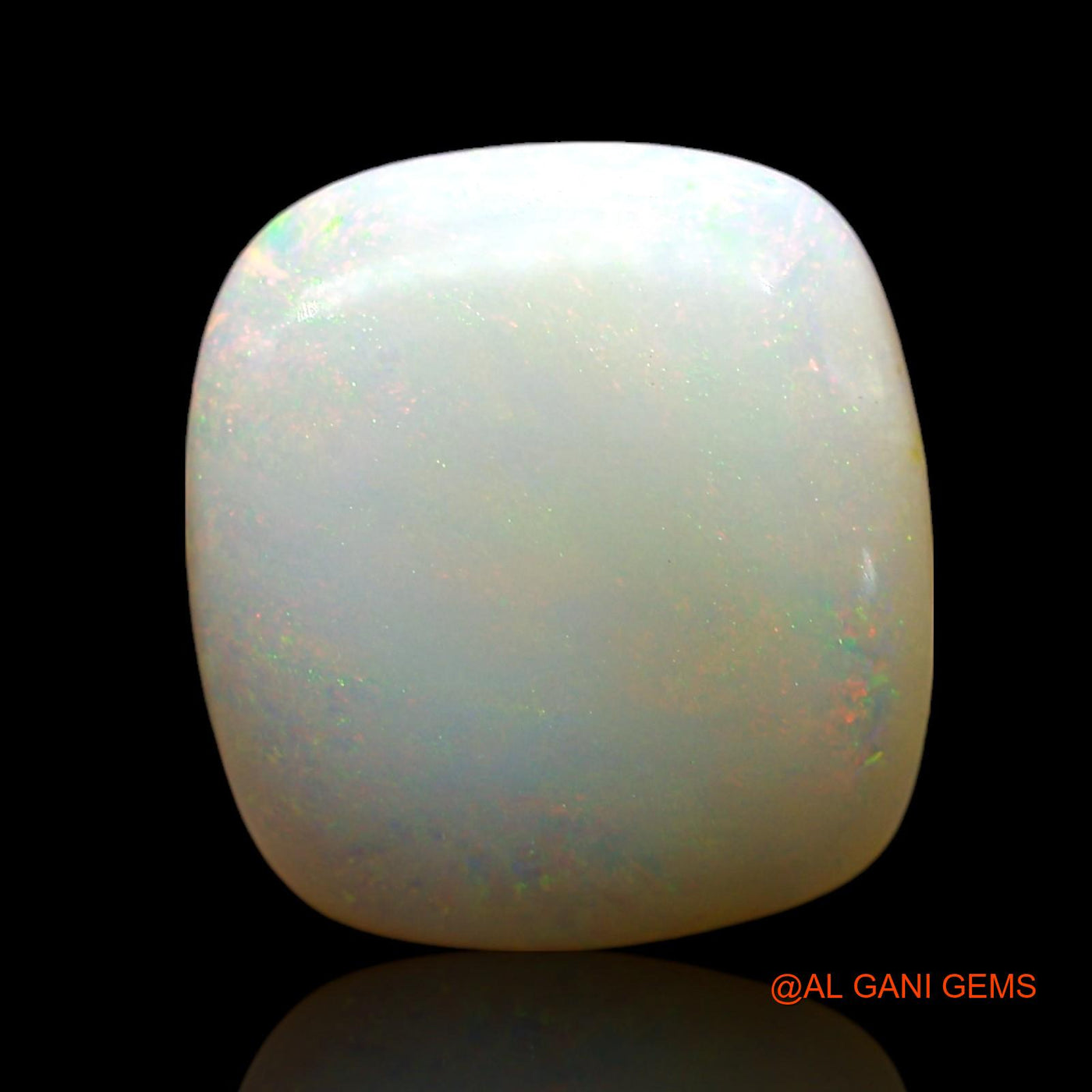 3.00 Cts Natural Australian Fire Opal Loose Gemstone Fancy Cabochon 13x12x3 mm AE-455
