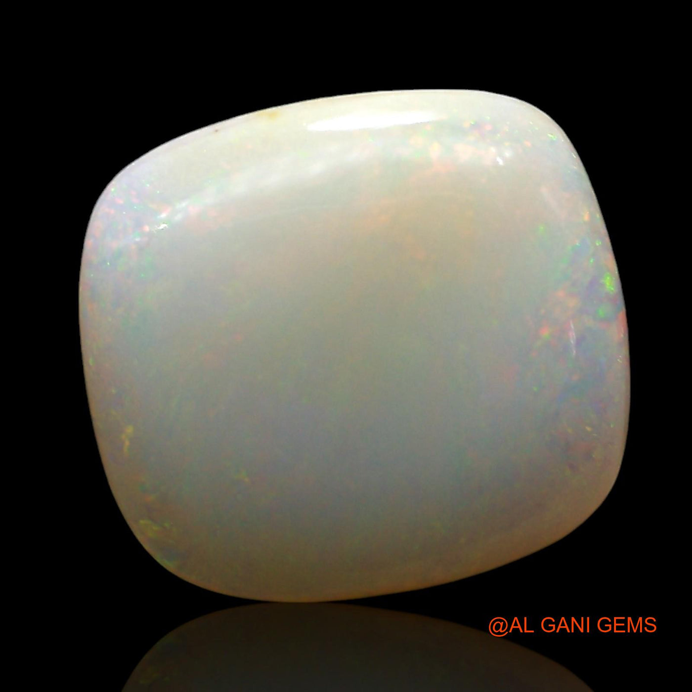 3.00 Cts Natural Australian Fire Opal Loose Gemstone Fancy Cabochon 13x12x3 mm AE-455