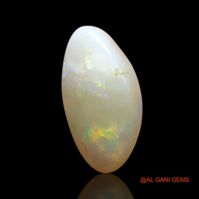 3.00 Cts Natural Australian Fire Opal Loose Gemstone Fancy Cabochon 15x8x4 mm AE-456