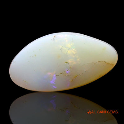 3.00 Cts Natural Australian Fire Opal Loose Gemstone Fancy Cabochon 15x8x4 mm AE-456