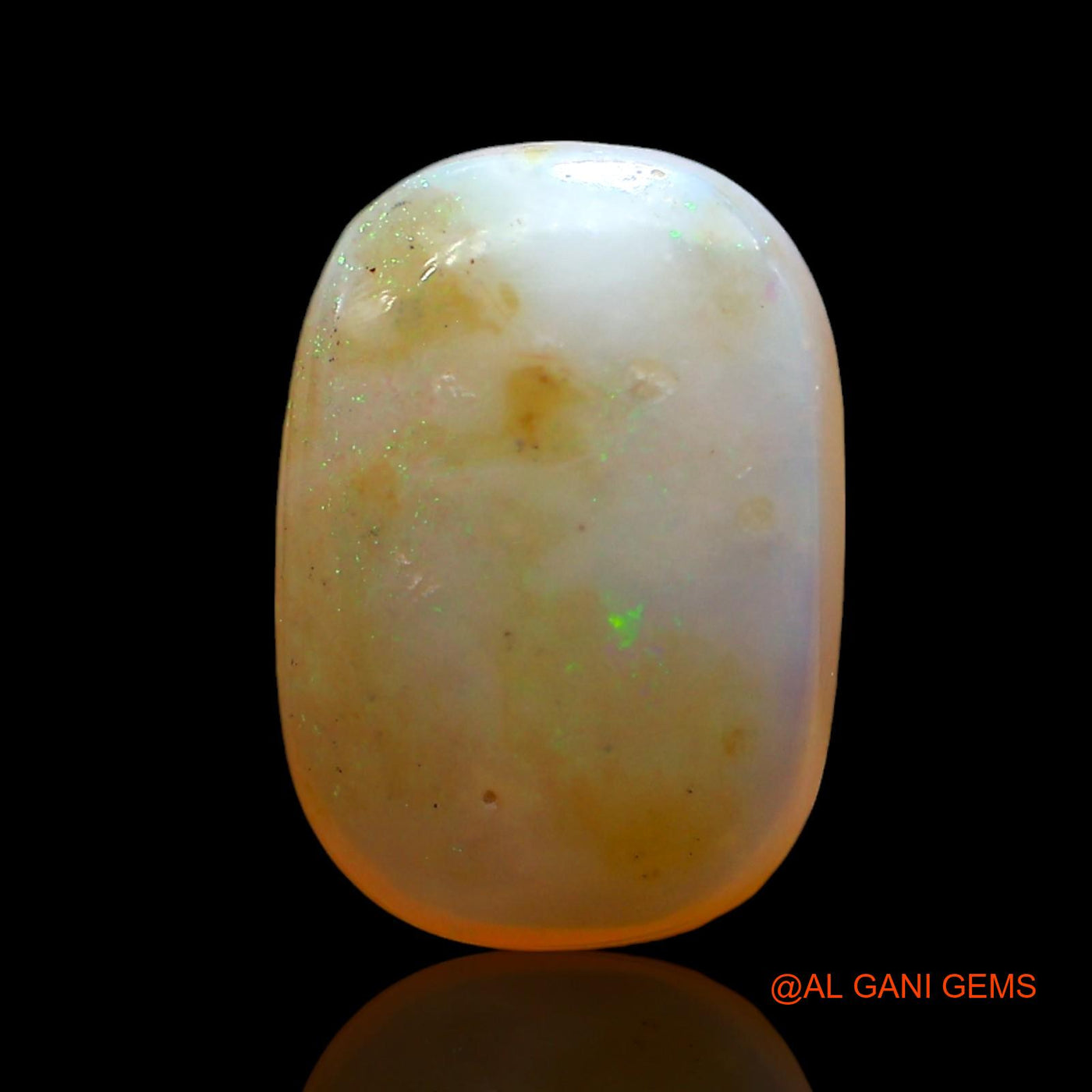 3.00 Cts Natural Australian Fire Opal Oval Cabochon Loose Gemstone For Jewelry 13x9x4 mm AE-457