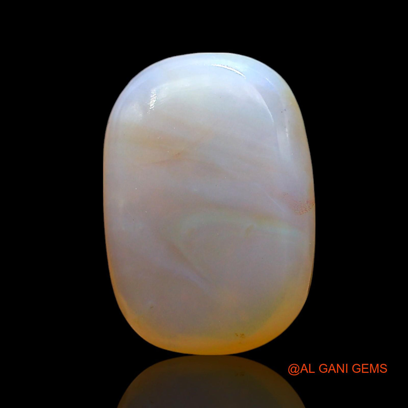 3.00 Cts Natural Australian Fire Opal Oval Cabochon Loose Gemstone For Jewelry 13x9x4 mm AE-457