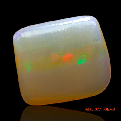 Natural Untreated Fire Opal Loose Gemstone Square Cabochon From Australia 3.00 Cts 12x10x3 mm AE-458