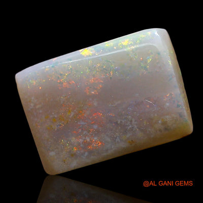 2.00 Cts Unheated Australian Fire Opal Loose Gemstone Square Cabochon Natural 12x8x3 mm AE-459