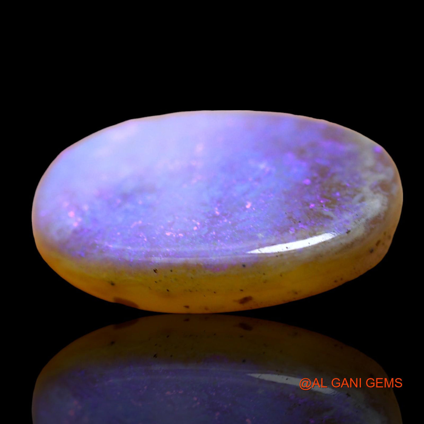 7.00 Cts Natural Australian Fire Opal Loose Gemstone Oval Cabochon 18x13x4 mm AE-45