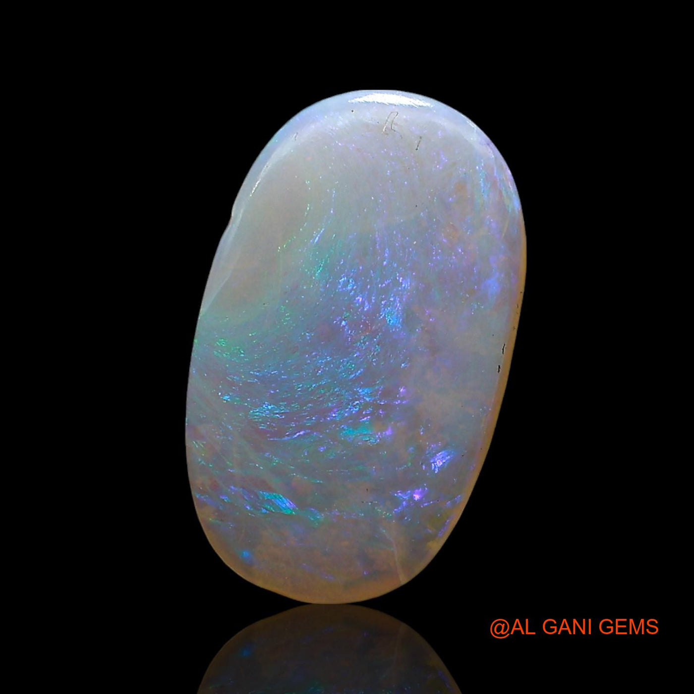 1.00 Cts Natural Australian Fire Opal Loose Gemstone Oval Cabochon 14x8x2 mm AE-460