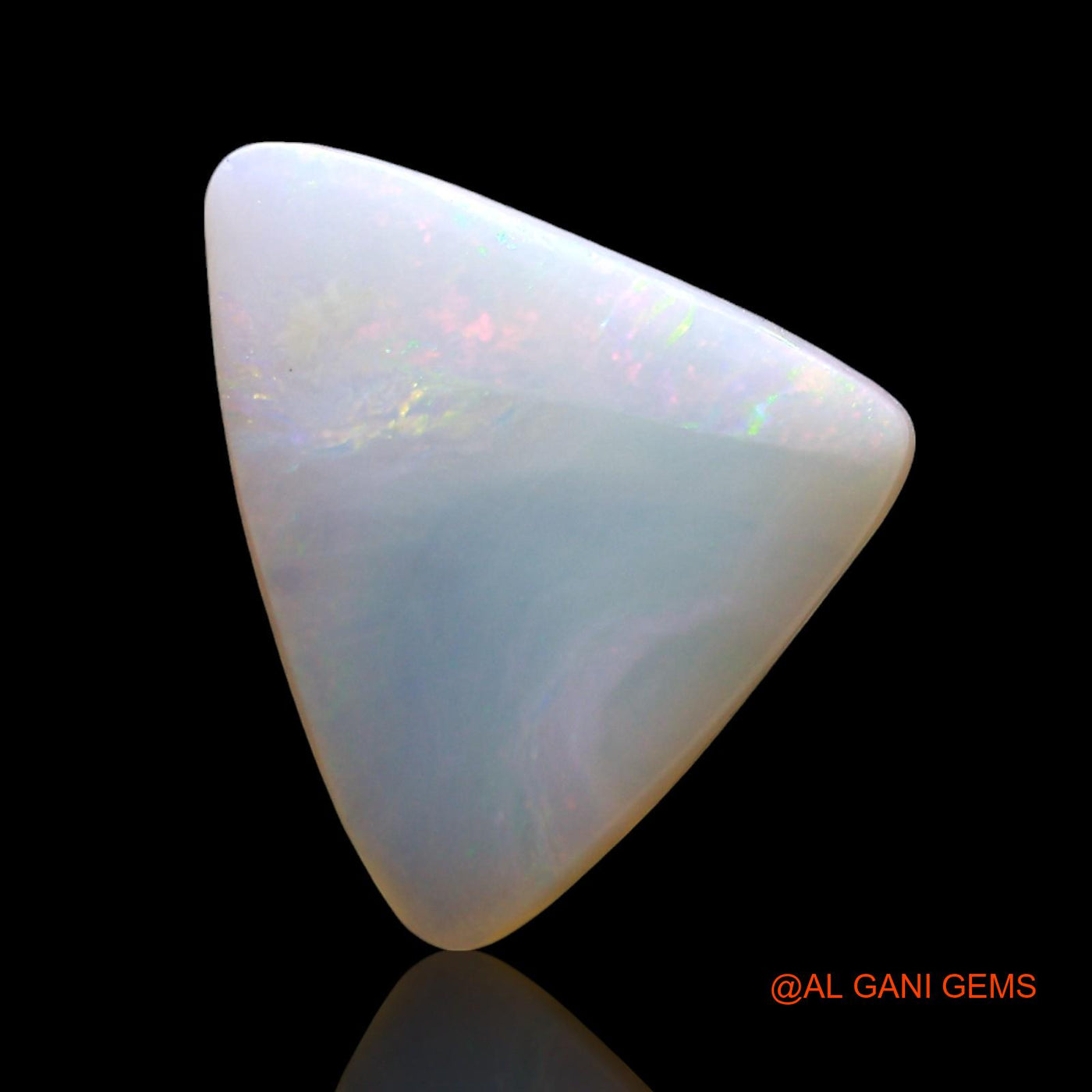 2.00 Cts Natural Australian Fire Opal Loose Gemstone Trillion Cabochon 12x11x2 mm AE-461