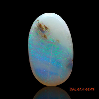 3.00 Cts Natural Australian Fire Opal Loose Gemstone Oval Cabochon 14x8x4 mm AE-462