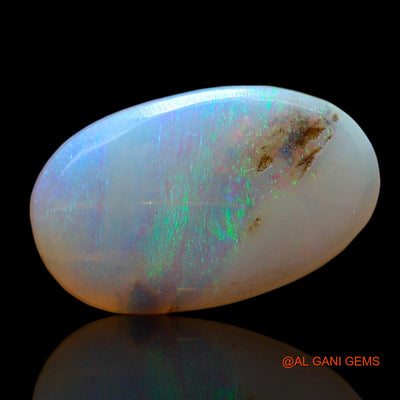 3.00 Cts Natural Australian Fire Opal Loose Gemstone Oval Cabochon 14x8x4 mm AE-462