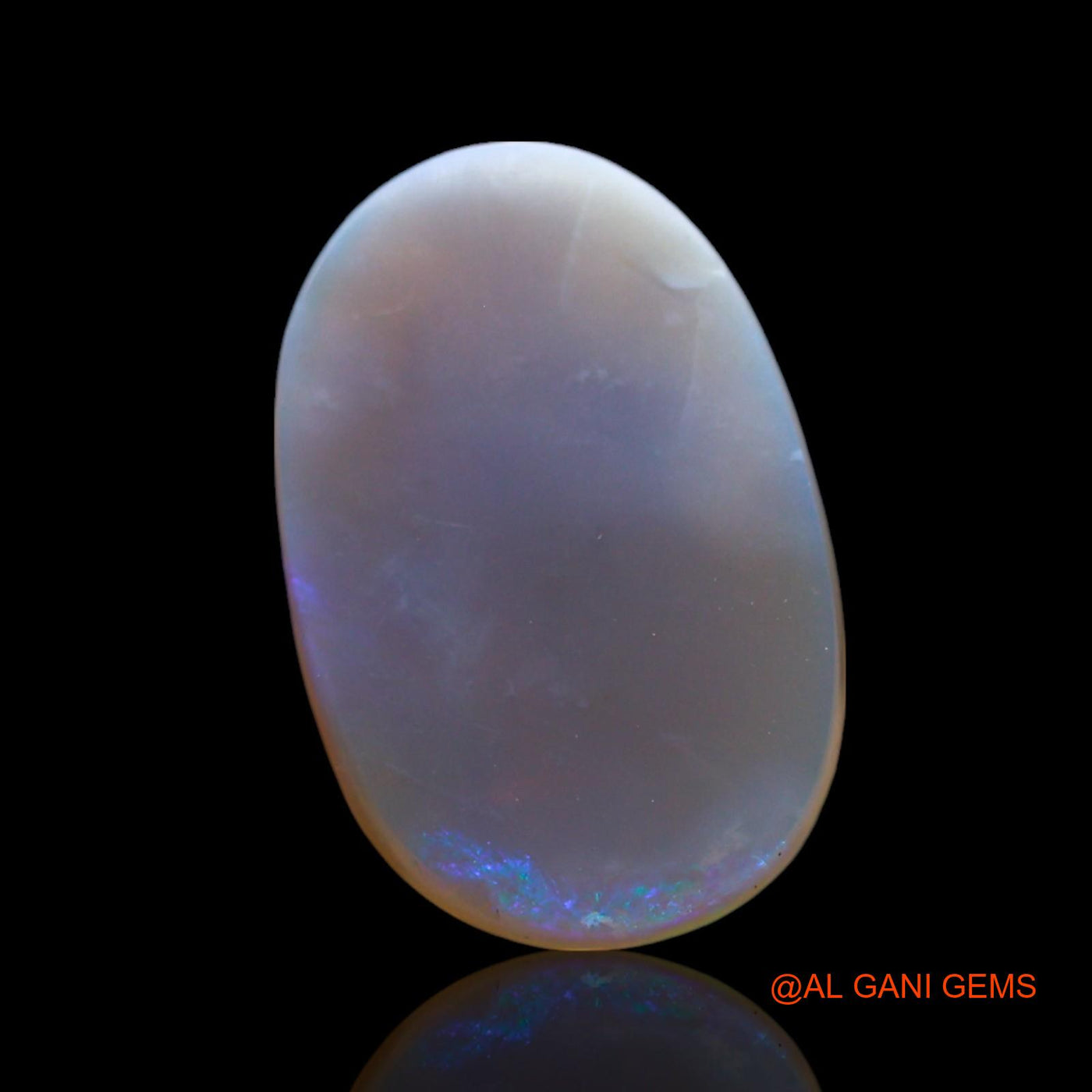 2.00 Cts Unheated Australian Fire Opal Loose Gemstone Oval Cabochon Natural 13x9x3 mm AE-463
