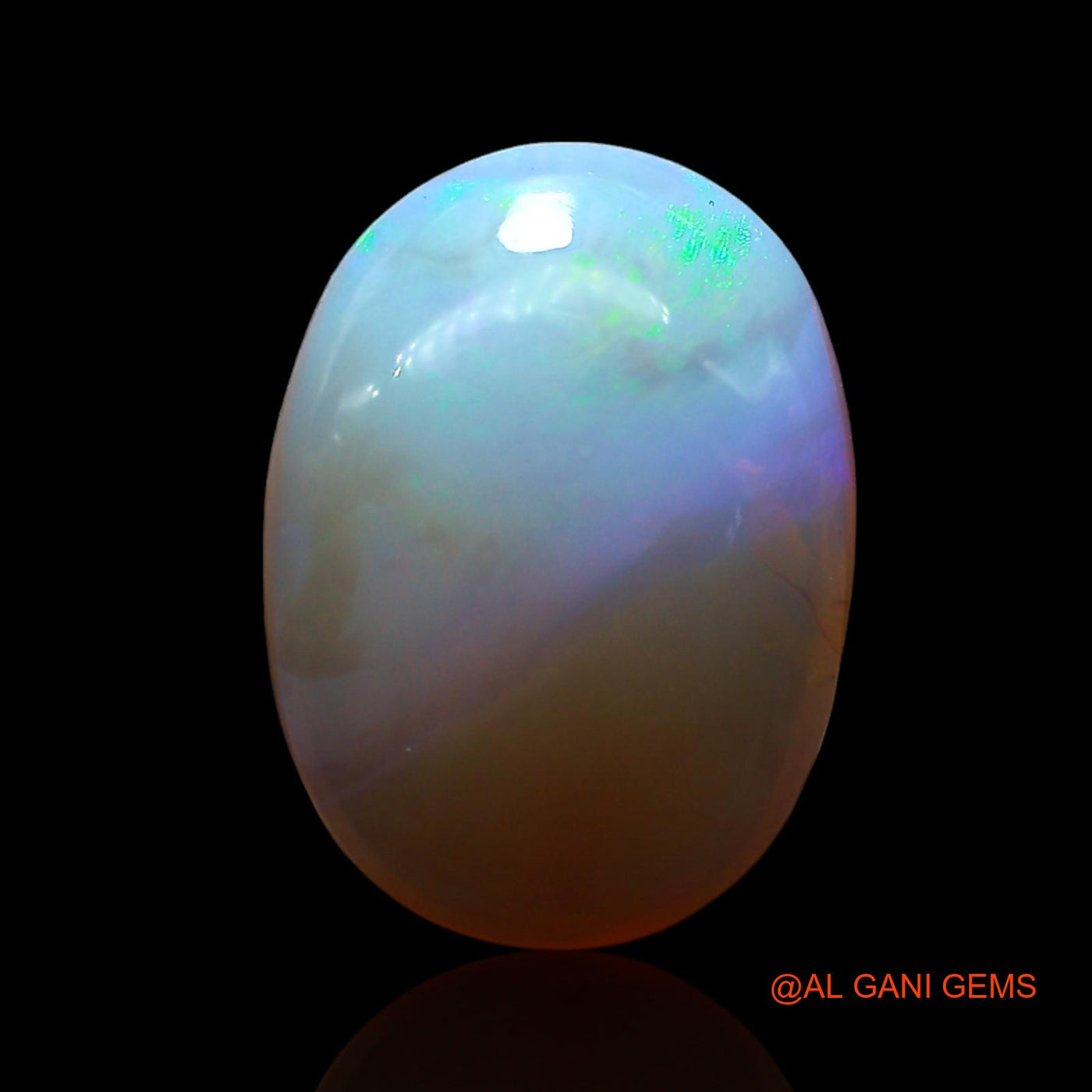 4.00 Cts Natural Australian Fire Opal Loose Gemstone Oval Cabochon 13x9x5 mm AE-464