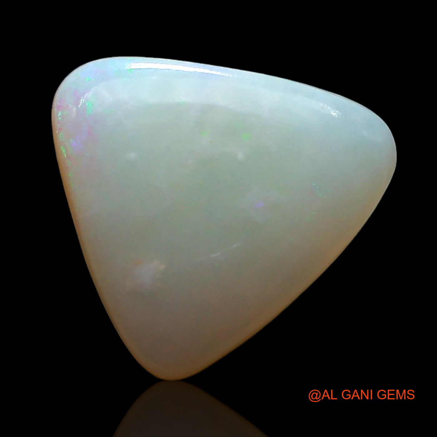 2.00 Cts Natural Australian Fire Opal Trillion Cabochon Loose Gemstone For Jewelry 11x11x3 mm AE-465