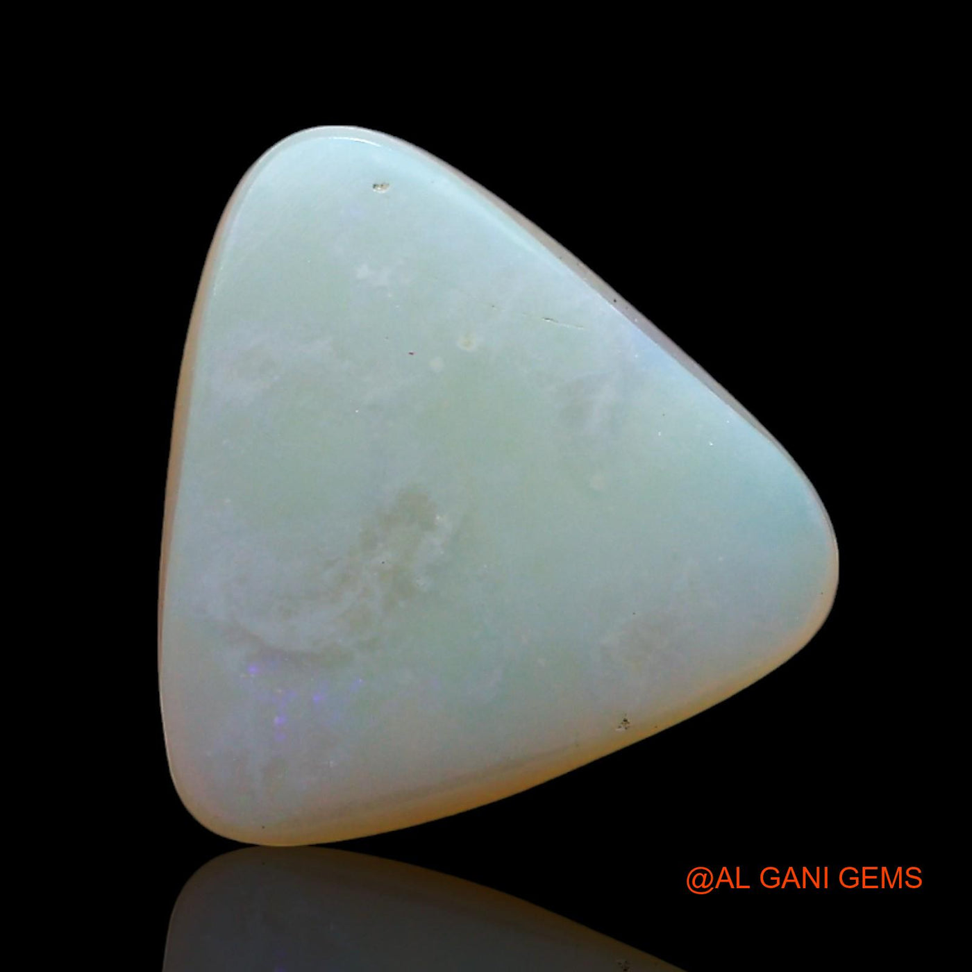 2.00 Cts Natural Australian Fire Opal Trillion Cabochon Loose Gemstone For Jewelry 11x11x3 mm AE-465