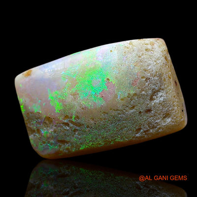 3.00 Cts Natural Australian Fire Opal Loose Gemstone Square Cabochon 13x8x4 mm AE-466
