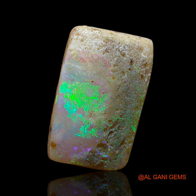 3.00 Cts Natural Australian Fire Opal Loose Gemstone Square Cabochon 13x8x4 mm AE-466