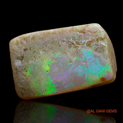 3.00 Cts Natural Australian Fire Opal Loose Gemstone Square Cabochon 13x8x4 mm AE-466