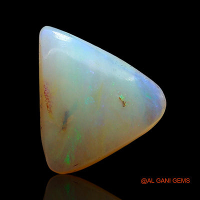 3.00 Cts Natural Australian Fire Opal Loose Gemstone Trillion Cabochon 12x11x4 mm AE-467