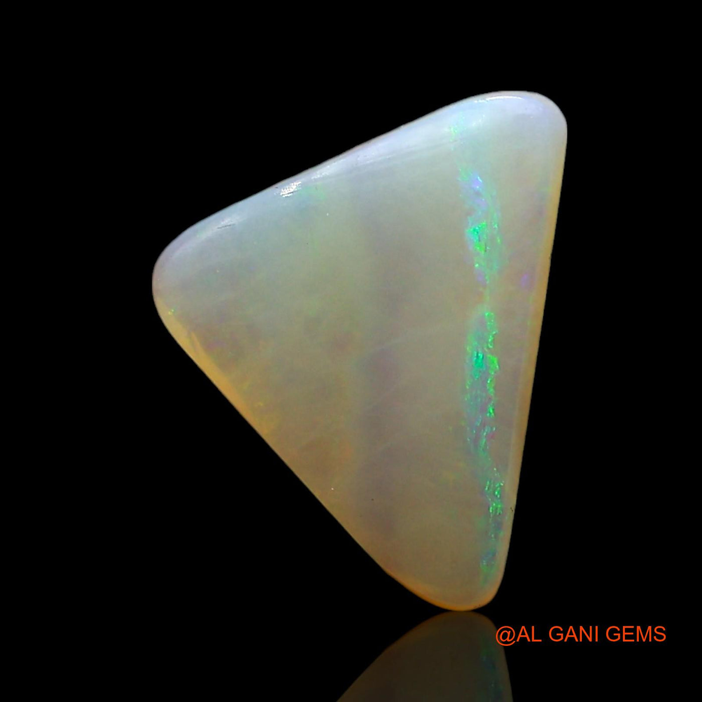 2.00 Cts Unheated Australian Fire Opal Loose Gemstone Trillion Cabochon Natural 11x11x3 mm AE-469