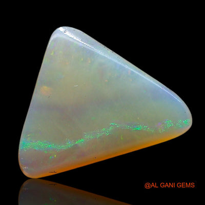 2.00 Cts Unheated Australian Fire Opal Loose Gemstone Trillion Cabochon Natural 11x11x3 mm AE-469