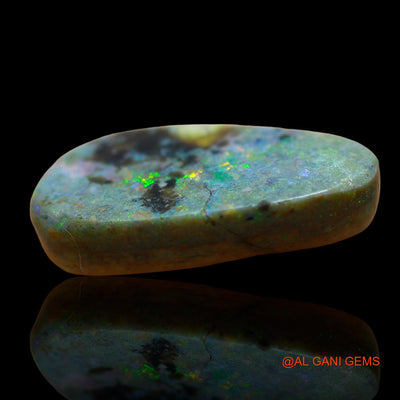 6.00 Cts Natural Australian Fire Opal Loose Gemstone Fancy Cabochon 19x10x4 mm AE-46