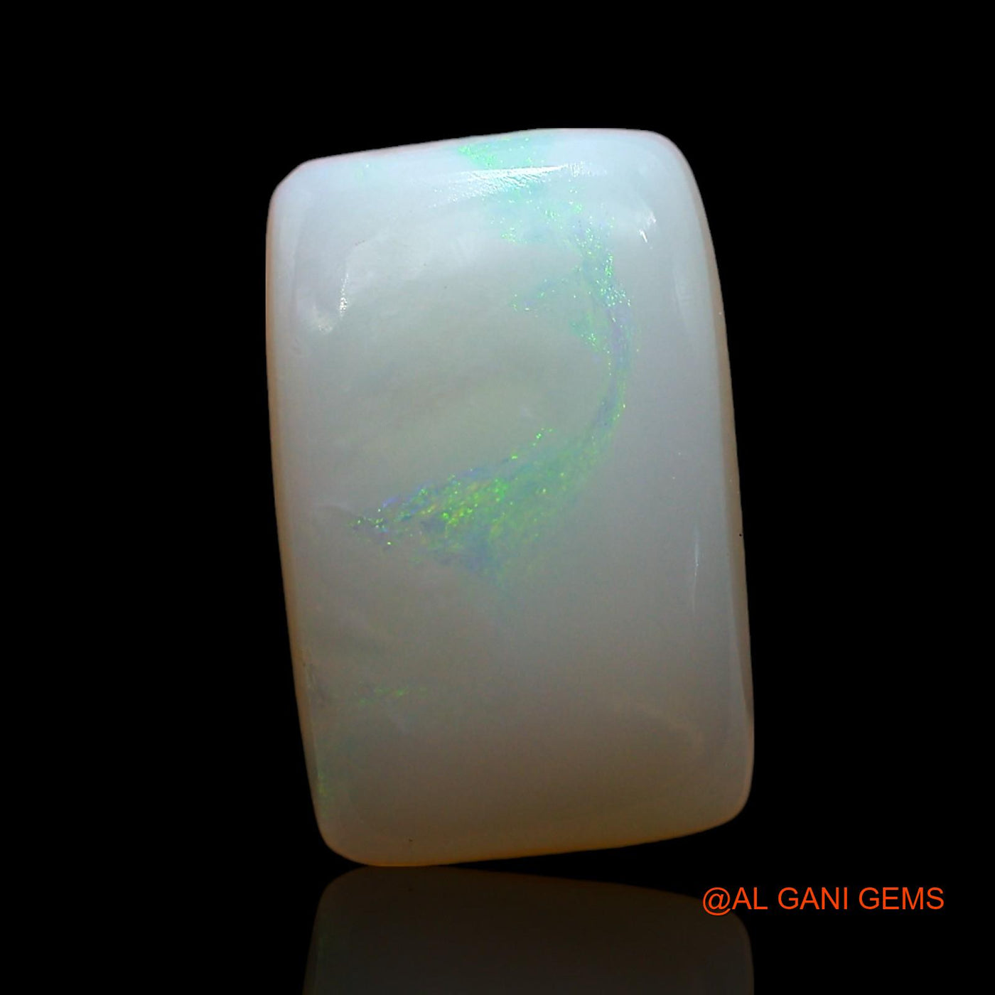3.00 Cts Unheated Australian Fire Opal Loose Gemstone Square Cabochon Natural 13x8x3 mm AE-471
