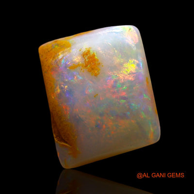 2.00 Cts Natural Australian Fire Opal Loose Gemstone Square Cabochon 11x9x3 mm AE-472