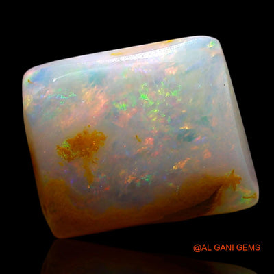 2.00 Cts Natural Australian Fire Opal Loose Gemstone Square Cabochon 11x9x3 mm AE-472
